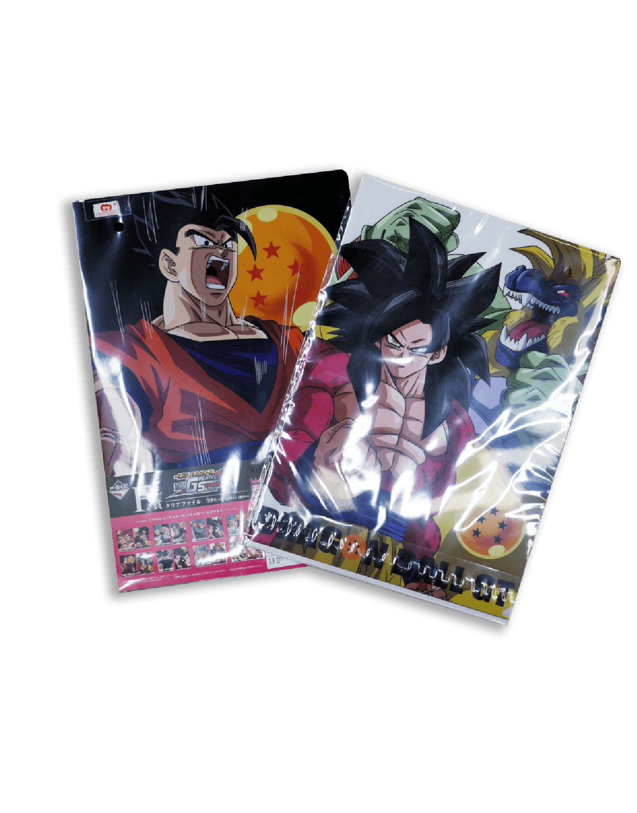 Dragon ball ,Prize F,Characters Files,角色文件夾兩個 (F獎) -2號款 -龍珠超 最偉大賽亞人一番獎