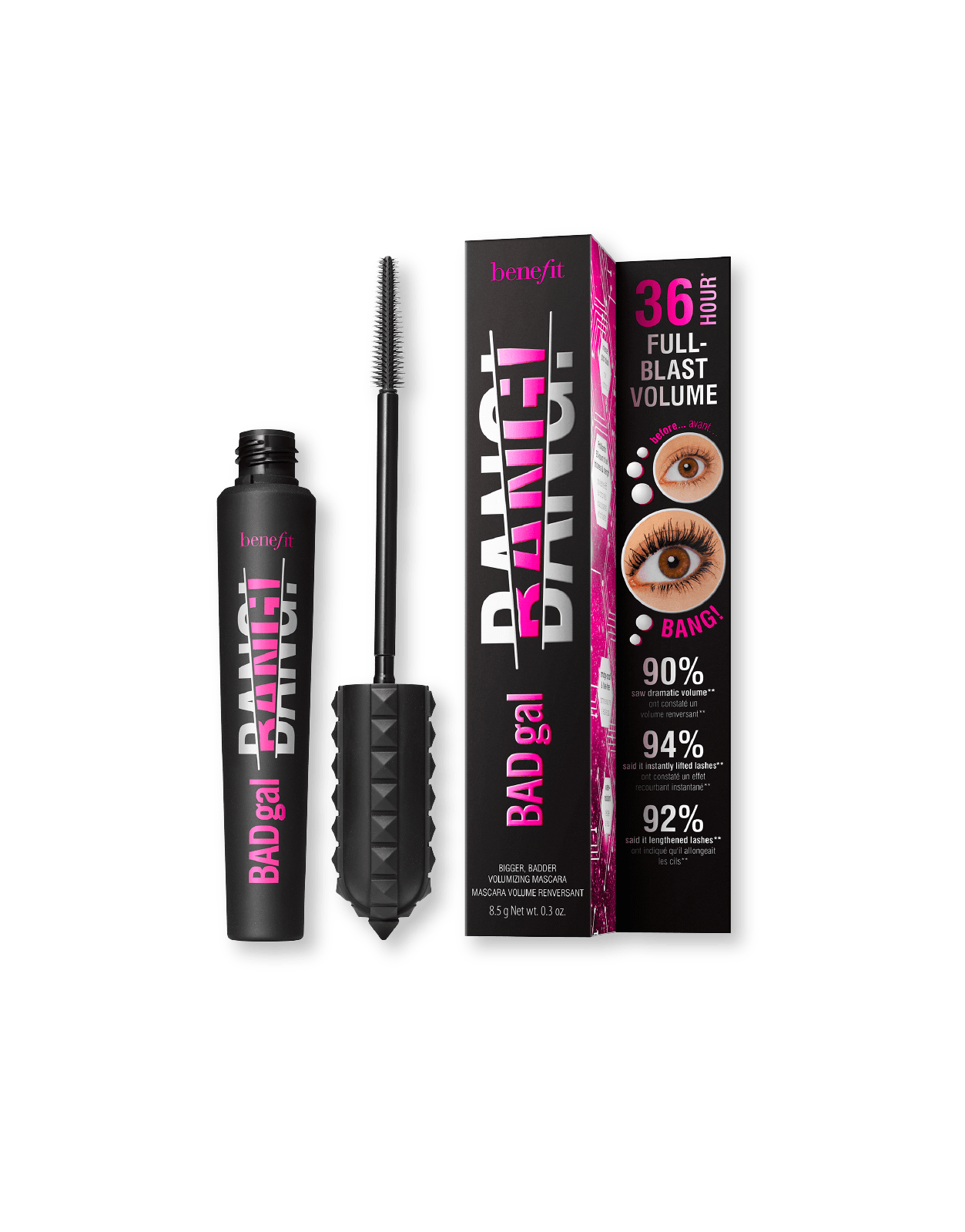 Roller Lash Curling Mascara,Badgal Bang! 壞女孩無 重豐盈睫毛液